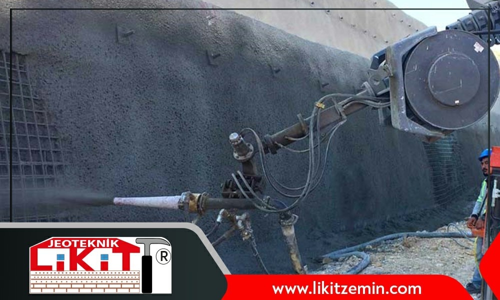 Shotcrete Püskürtme Beton